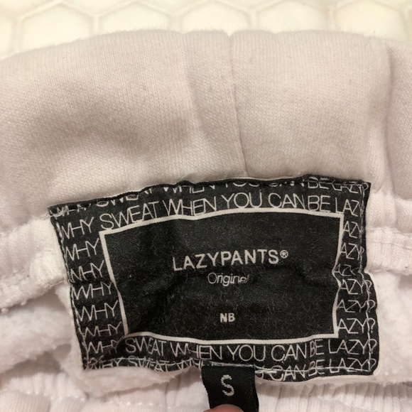 White with red Lazy Pants - Picture 3 of 3